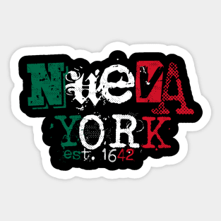 Nueva York 1642 14.0 Sticker